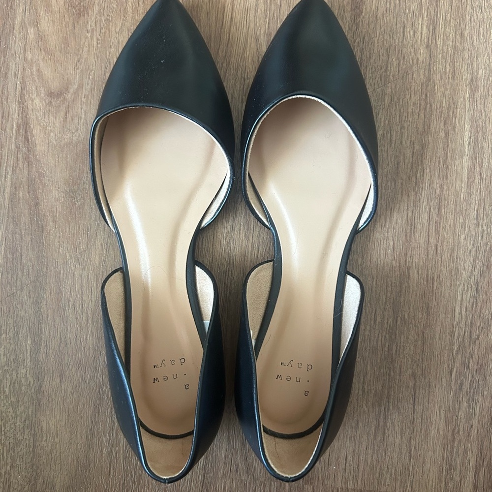 A New Day Women's Black Flats